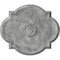 Ekena Millwork Waltz Ceiling Medallion (Canopies up to 5 1/4"), 24"W x 20 1/2"H x 1 1/8"P, Ultra Pure White Crackle CM24WAUWC - alternate 1